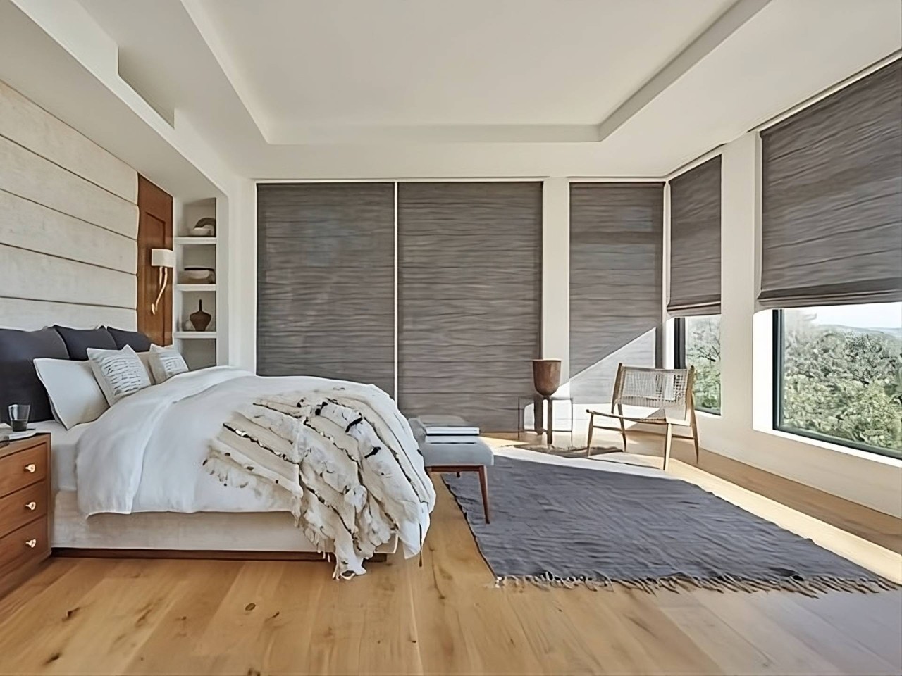 Hunter Douglas Alustra® Woven Textures® Roman Shades near Spokane, Washington (WA)